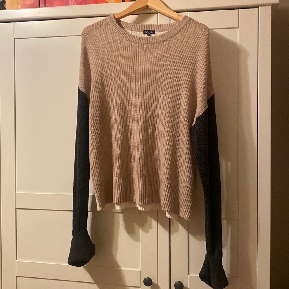 Splendid color block sweater
